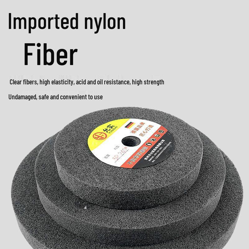 Nylon Fiber Metal Grinding & Stainless Steel Polishing Wheel - Sizes 150/200/250/300