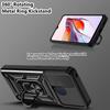 For Xiaomi Redmi 12C 4G Kickstand Phone Case PC+TPU Cover with Slide Camera Lid