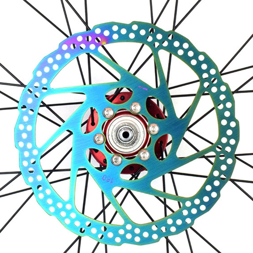 160mm/180mm Stainless Steels Disc Brake Rotor with Screws Bicycles Disc Brake Rotor for Road Bike, Mountain Bike