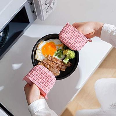 Set di mini guanti da forno in silicone, guanti da forno isolanti dal calore, guanti da forno per cucinare in cucina e cuocere