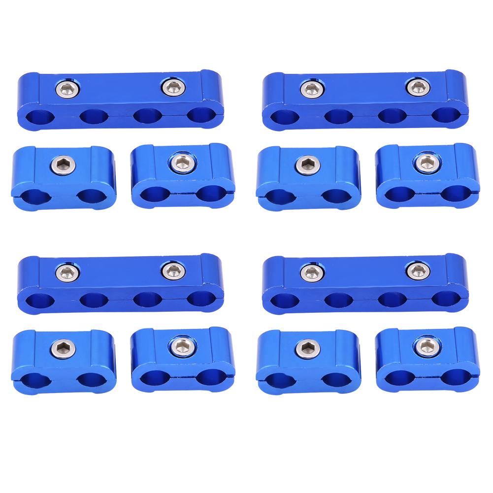 

12 шт. плетеный комплект для крепления сепаратора шланга провода свечи зажигания двигателя 8 мм 9 мм 10 мм