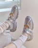 Tagtraume Eclipse Mesh Velcro Mary Jane Platform Sneakers