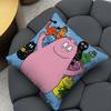 Cute cartoon B-B-Barbapapas Cushion Cover Reversible Plush Pillow Cover – For car, sofa, bedroom, perfect as a gift.
