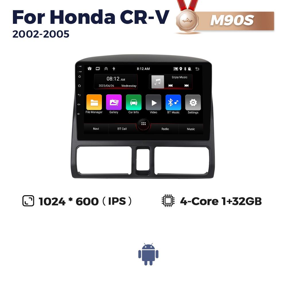 

Navifly Wireless Carplay Android Auto Car Radio для Honda CR-V CRV 2 2001 2002 2003-2006 Мультимедиа GPS 5G WIFI DSP BT Autoradio
