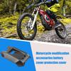 Battery Cover For Motorcycle Carbon Fiber Battery Compartment Lid In Black Precise Motorcycle Modification Accessories For