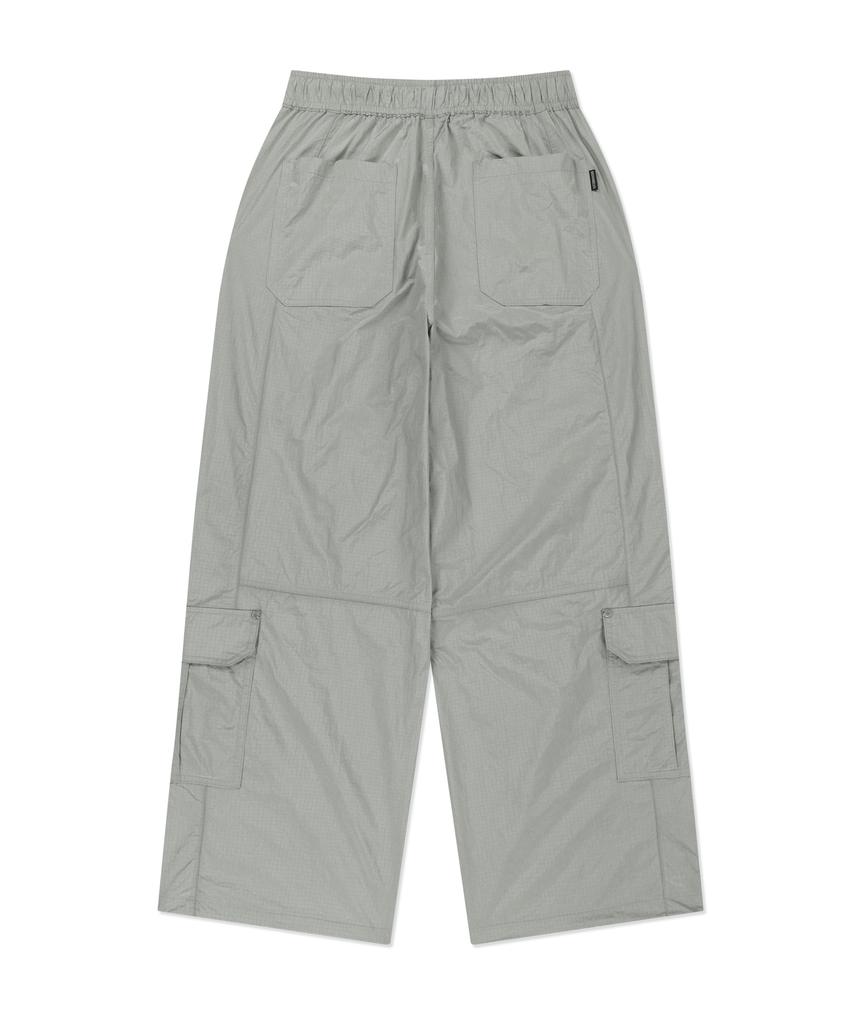 BROWNBREATH Tag Double Knee Nylon Pants - Gray