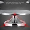 30cm Household Stainless Steel Cake Stand Turntable Rotating Base Cake Decorating Table DIY Kitchen