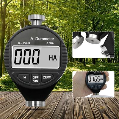 LCD Digital Display Typ A/C/D Hårdhetstestare Gummi Däck Durometer Tillbehör