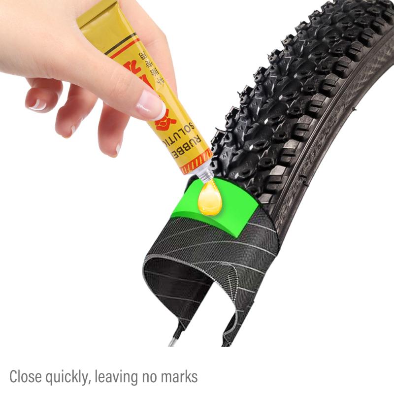 4/2/1Pcs Bicycle Tire Inner Tube Patch Glue Rubber Cement Adhesive Repair Tire Glue Bicycle Car Motorcycle Tyre Repairing Tools