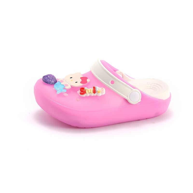 Kids Light Up Clog Sandals EVA Summer Beach Slippers Breathable Garden Shoes Soft Casual Children Shoes 24 To 35 Comfort 24