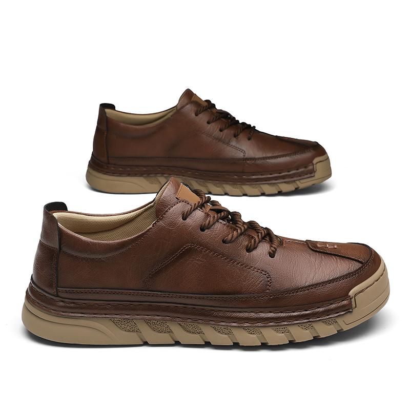 Scarpe Casual da Uomo in Pelle Stivaletti da Uomo Scarpe Casual Fatte a Mano