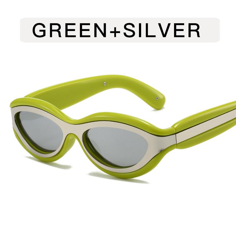 New Stylish Men’s Sunglasses Punk Oval Shape UV400 Protection Sun Glasses Women Holiday Travelling Female Sunglass