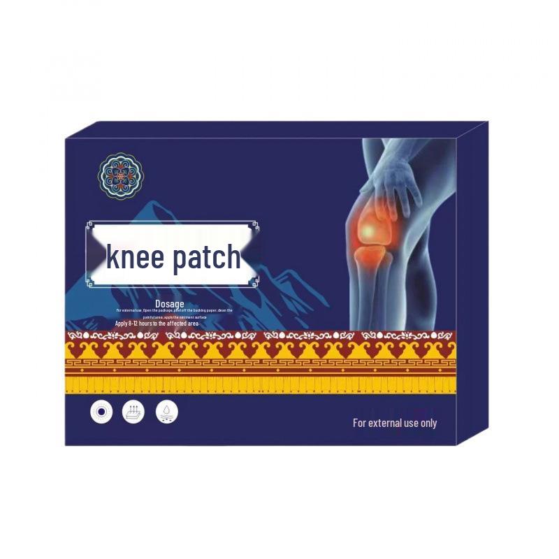 Knee Acupoint Pain Relief Patches - 5 Pack with Heel Ointment