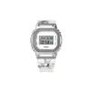 Retro Classic Square Waterproof Quartz Watch Resin Strap Unisex Watches Gray GM-5600MA-7PRM
