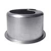 Stainless Steels Round Kitchen Sinks Single Bowl Dish Washing Sink Balcony Wash Basin Kitchen Vegetable Small Sink