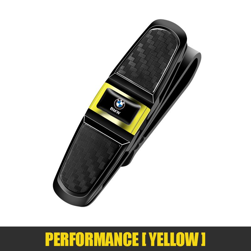 Universal Glasses Holder Car Sun Visor Sunglasses Clip Card Holder For BMW Performance E46 E60 E90 E39 E87 E36 E92 E70 E91 X3