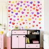 Heart-Shaped Cartoon Love Wall Stickers - Removable & Self-Adhesive Bedroom Decor