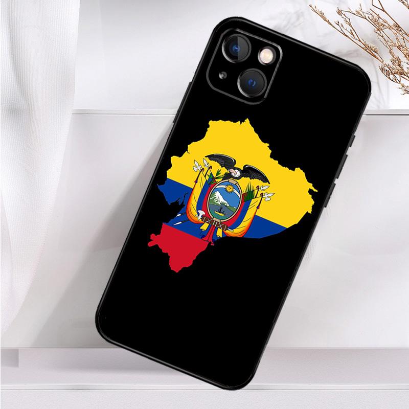Ecuador Flag Shockproof Case For iPhone 17 11 14 15 16 Pro Max Plus 12 13 Mini 16e 17 Air Phone Cover