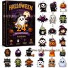 2026 Halloween Witch, Ghost & Goblin Countdown Calendar with Acrylic Pendant Blind Box