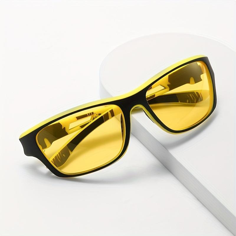 10 Pairs of Men's Colored Real Film Sports Glasses Durable PC Frame Suitable for Daily Leisure Parties and Driving Use