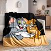 1 peça Cobertor de Flanela Tom e Jerry Leve Macio Quente Cobertor para Todas as Estações para Sofá, Cama, Viagem, L1028131