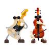 Swing Cartoon Cello Music Box Classic Melody Automatic Shaking Guitar Wind-up Musical Box Home Office Bedroom Desktop Decoration Ornament