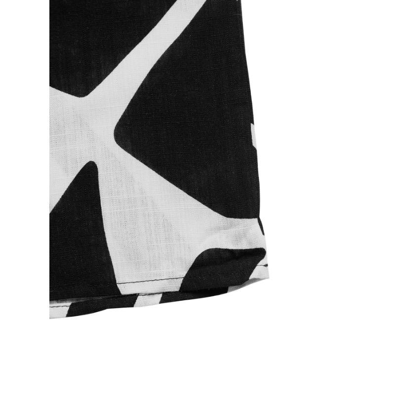 Dame V-hals Jumpsuit Bukser Sommer Ny Pendler Ermeløs Trykt Jumpsuit