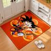 Tapete Dragon Ball Capacho para Sala de Estar ou Quarto Tapete Protetor Sob Cadeira Decoração de Escritório Presente de Natal Presente de Aniversário