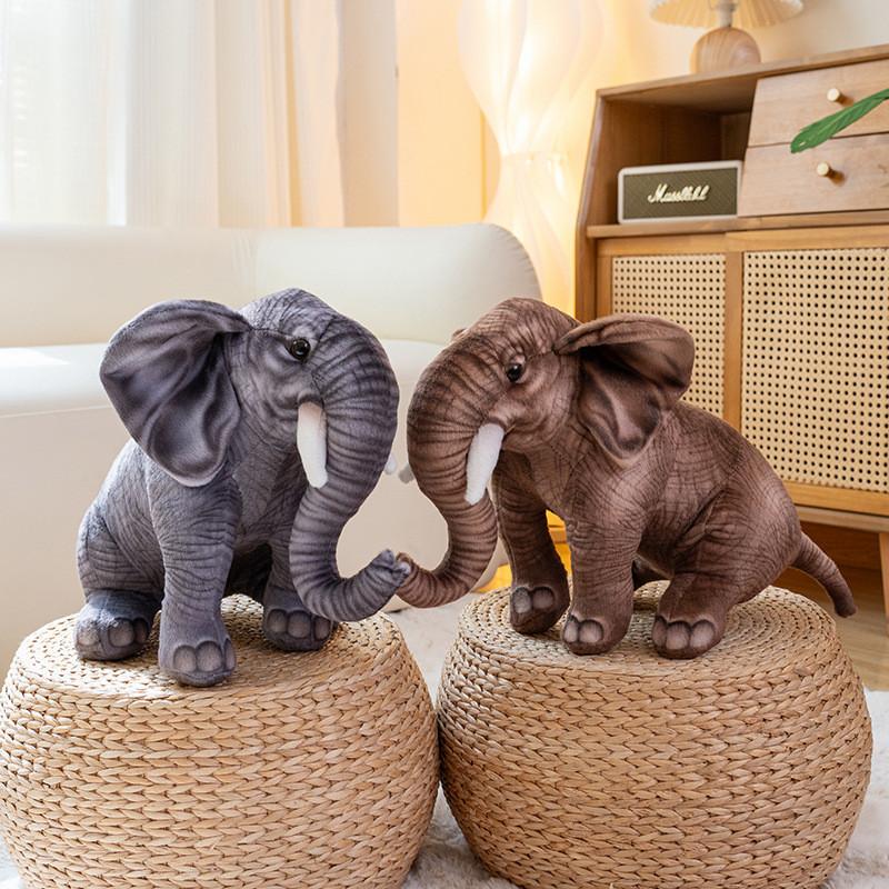 Rhinoceros Elephant Plush Play Cartoon Zoo Commemorate Children Gifts Holiday