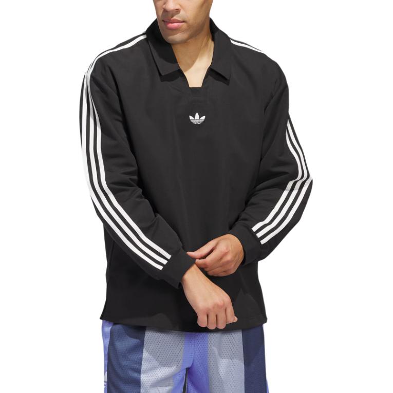 adidas Originals Rugby FW24 Polo Shirt Unisex Polo Shirts Black IY7379