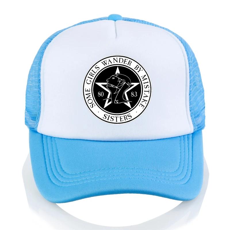 

The Sisters Of Mercy Music Gift For Fans Baseball Cap print Graphic Beach Visor hat summer Breathable mesh Trucker Caps Adjustable