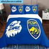 Sochaux-montbeliard Crest 3PCS Bedding set,Ideal for1pc Duvet Cover And 2pcs Pillowcases Perfect for Christmas gift,Ideal for Bedroom, Dormitory