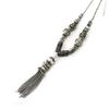 Les Trésors De Lily [E5824] - Collier Créateur 'Meditation' Noir