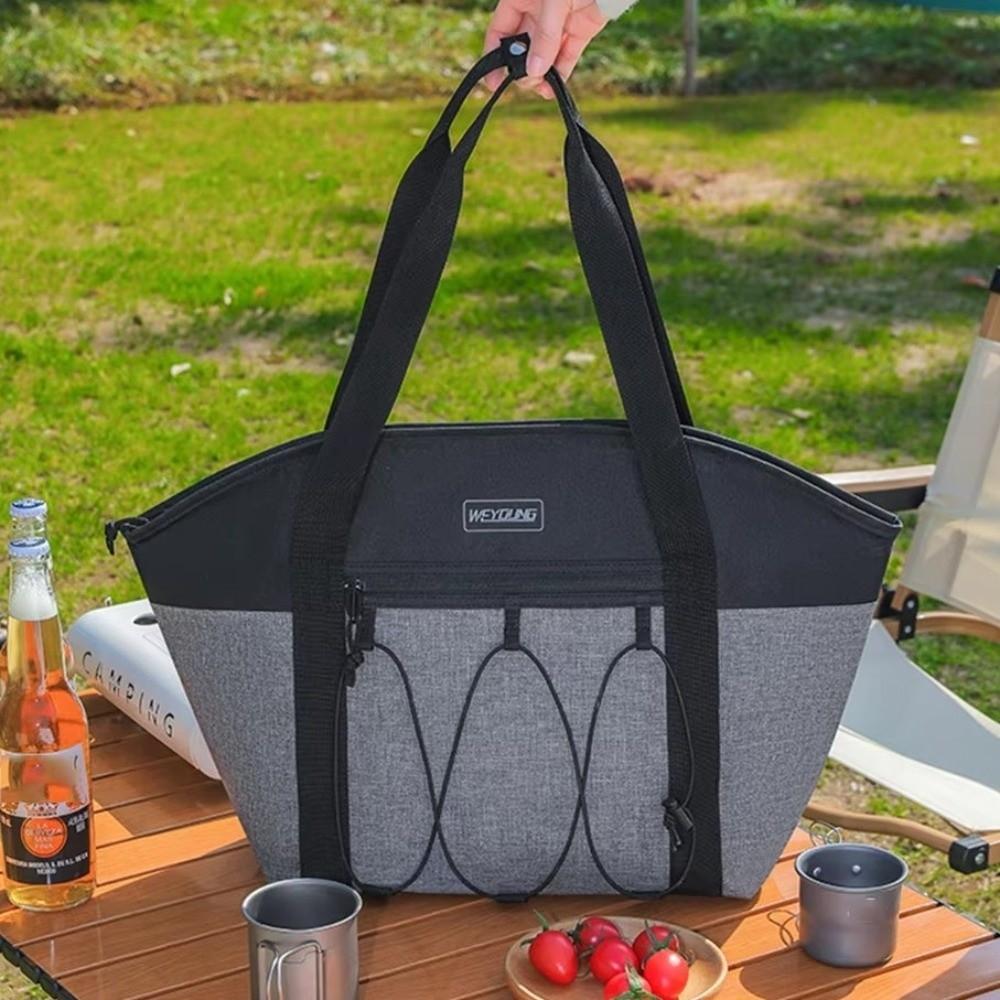 Convenient Insulated Lunch Bag Waterproof Cooler Lunch Handbag Portable Thermal Lunch Box  Office