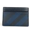 BURBERRY check Business Card Holder Pass Case Card Case Leather/PVC Navy/Black
