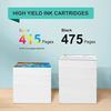 Pack 2 cartouches compatibles HP 21XL (noir) + 22XL (couleur) — 475/415 pages — pour DeskJet/OfficeJet