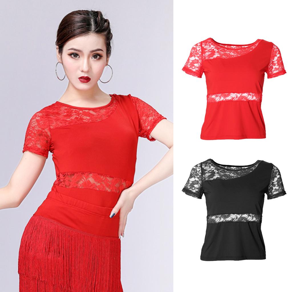 For Womens,Lace Tops Latin Dress,tango,rhythm,