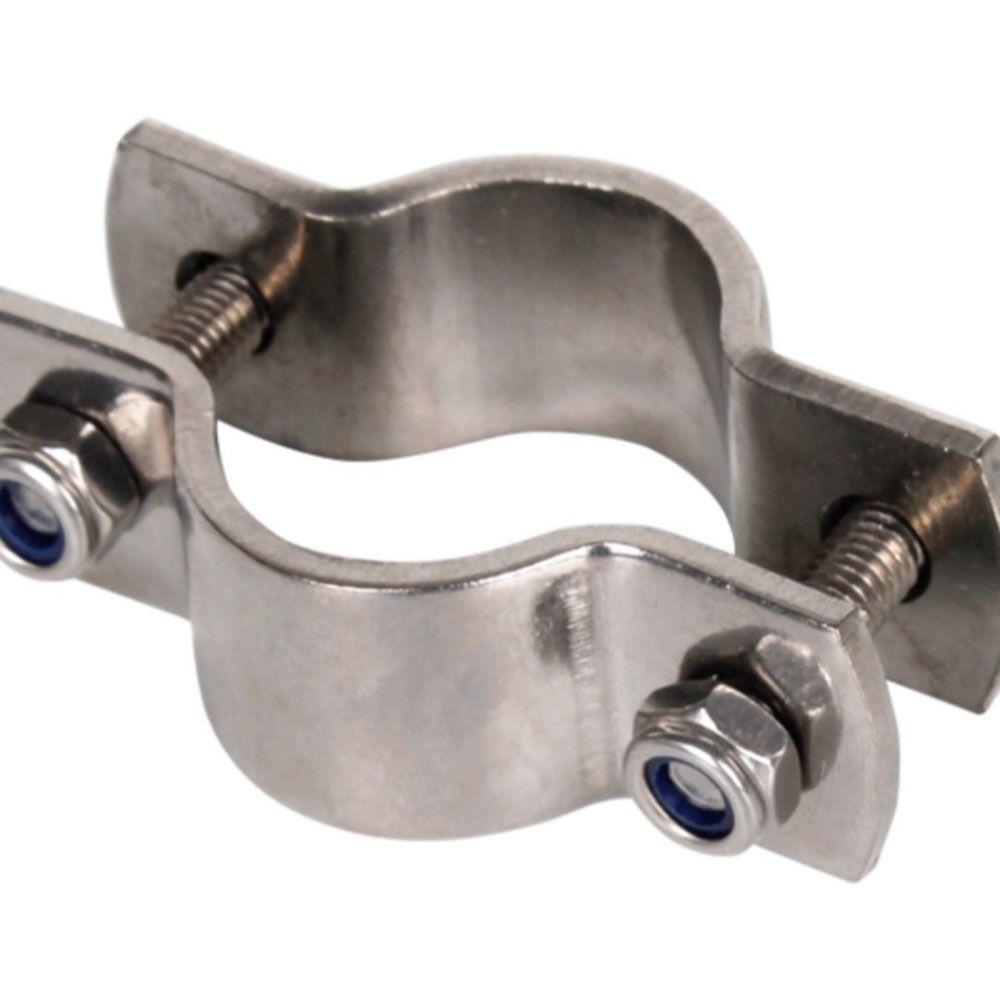1Pcs Thickened Flat Clamp Pipe Hanger Bracket Clamp Tube Support Clip  for Plumbing Support