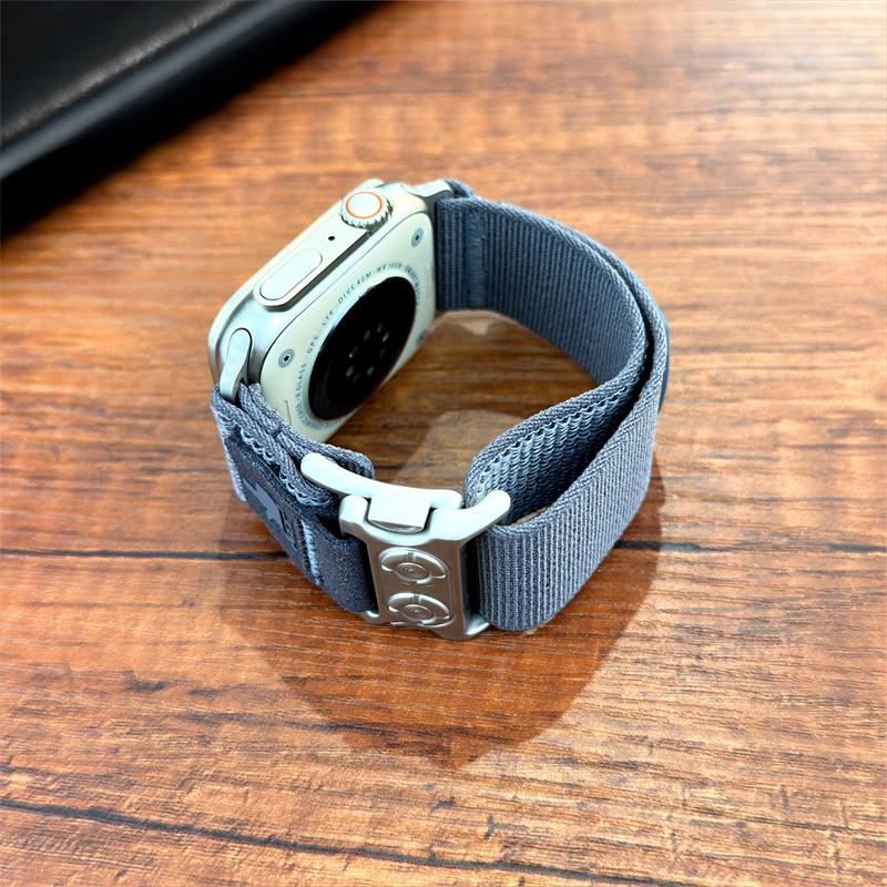 Quick-drying Nylon Magnetic Strap for Apple Iwatch Series 11 10 9 8 7 6 5 4 3 2 SE Ultra 38 40 41 42 44 45 46 49 Mm Sports Bands