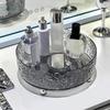 Bathroom Vanity, Large Capacity Acrylic Makeup Organizer, 360Degree Rotating Storage, Clear Cosmetic