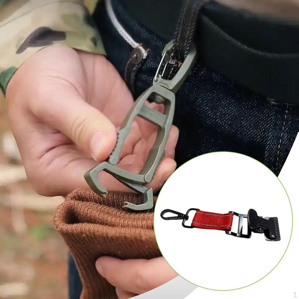 Feuerwehrhandschuh-Clip Golf zur Ausrüstungsbefestigung Schwerlast-Nylongurt