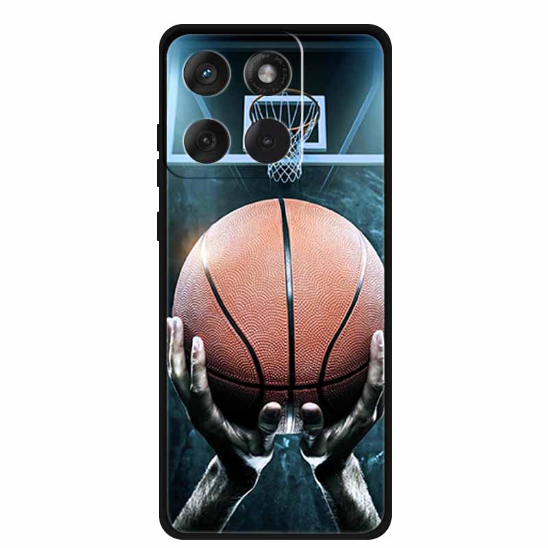 Für Motorola Edge 70 5G Hülle 2025 Mode Schwarz Silikon TPU Weiche Handyhülle Für Motorola Moto X70 Air 5G Rückseite Hülle Fundas