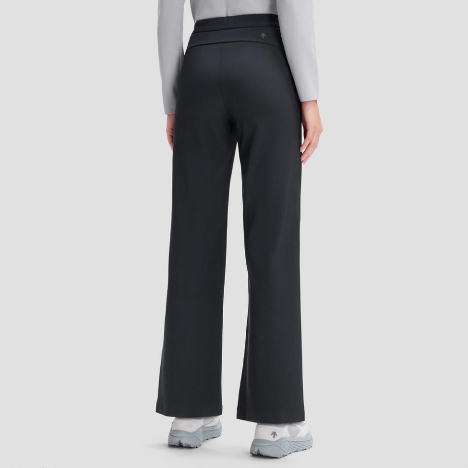 DESCENTE Dualis Series Urban Commuting Woven Wide-Leg Casual Pants Women Bottoms D5432DPT86