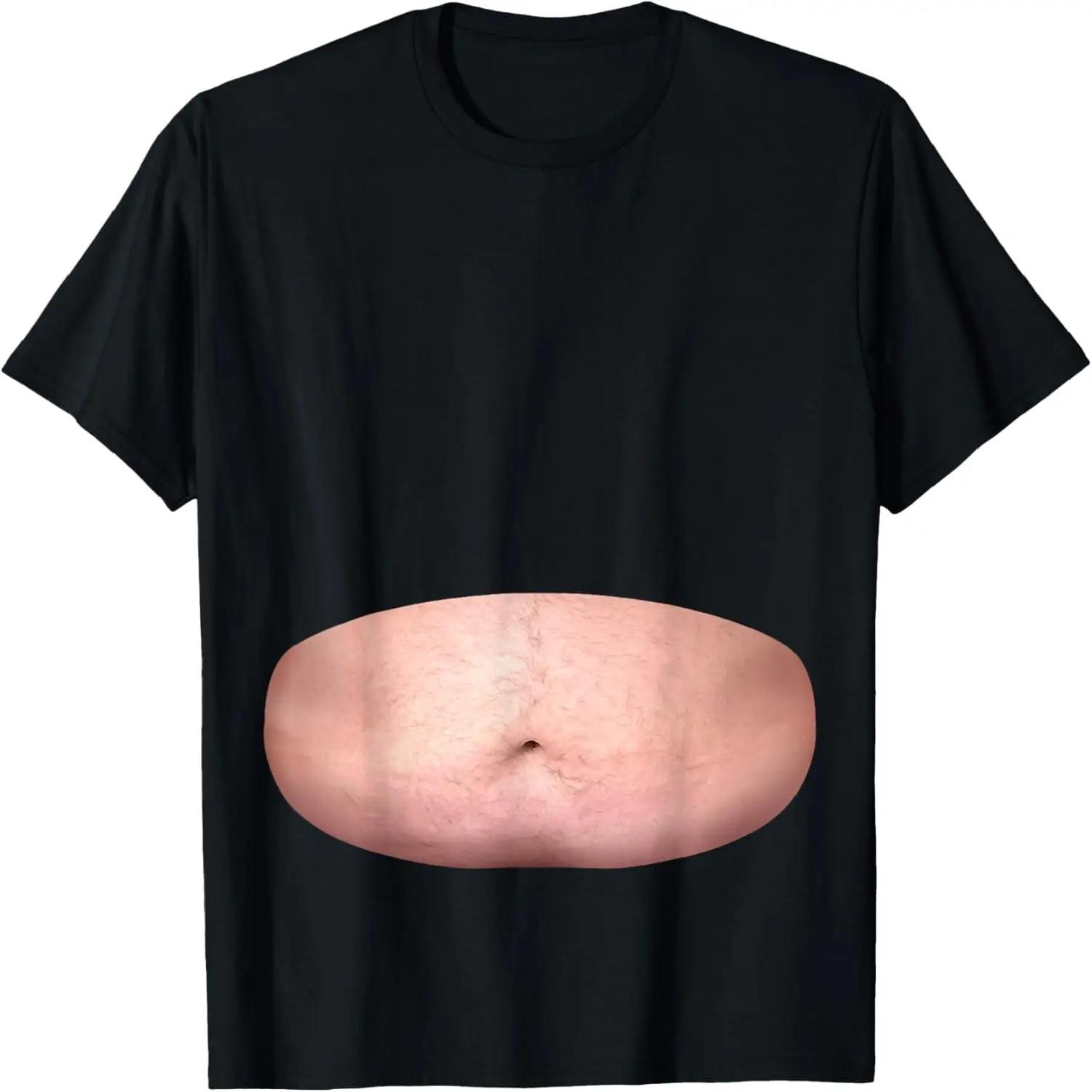 

Funny Dad Fat Belly Realistic Hilarious Costume Essential T-Shirt XXXXXL чорний