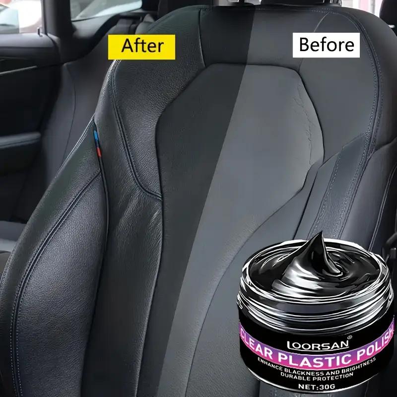 Car Tires and Plastic Repair Wax - Long-lasting Shine and Scratch repair|Enhance the Black Brightness of Tires,seats,and Bumpers