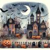 Full 5D DIY Diamond Painting Halloween Diamond Embroidery Full Cross Stitch Home Decoration Handmade Gift