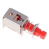 10Pcs Directly Key Switch A03 Ps-22F03 6Pins Self-Locking Power Switches Red