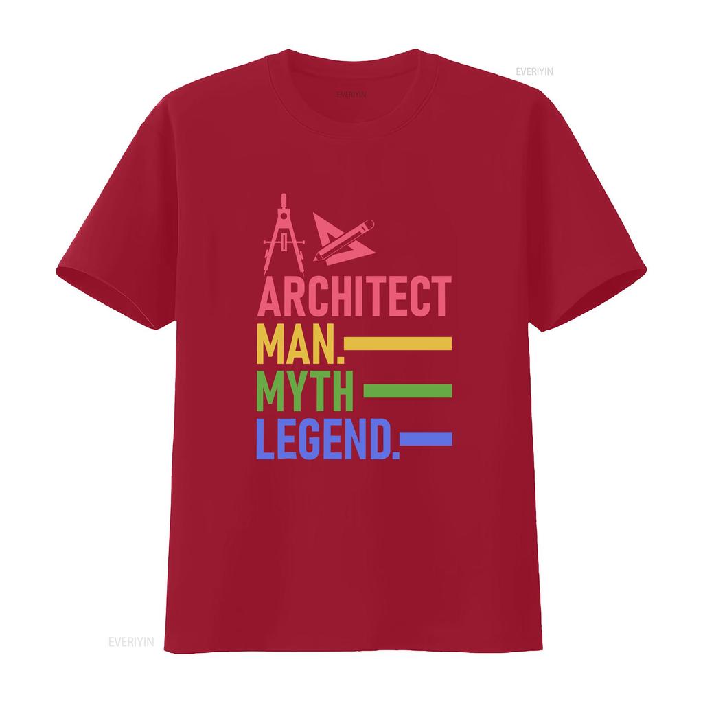Funny ArchitecT T Shirt Architectural Humor For Architecture Unisex Myth Legend Vintage Washed Stretched Graphic Breathable