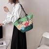 Summer Basket Straw Shoulder Bags for Women Rattan Travel Large Capacity Handmade Woven Beach Bag Female Shopper Totes Handbags