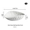 2025 Luxury Rock Texture Ceramic Plate for Steaming Fish or Soup